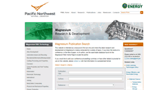 Desktop Screenshot of magnesium.pnnl.gov